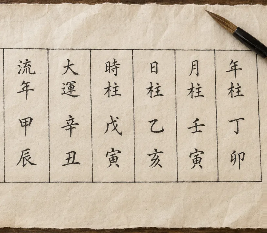 命式を書き出す
